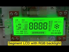 Настройка LCD 4 Ditig HTN сегментированный дисплей RGB фоновый цвет для очистителя воздуха