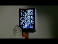 Черный сегмент COG LCD VA Дисплей Белые символы 2,4 дюймовый ЖК-экран Для дальномера