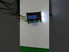 Синие сегменты VA LCD модуль Черный 5V LCD дисплей Белый фонарь с печатным листом