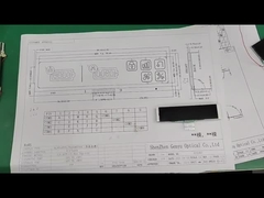 4.5V 9PIN VA ЖК-дисплей Белая графика Черная панель Долгая полоса