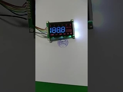 Синие сегменты VA LCD модуль Черный 5V LCD дисплей Белый фонарь с печатным листом