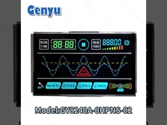 Цветовые сегменты Белое фоновое освещение VA LCD дисплей 40 PIN Для медицинского устройства