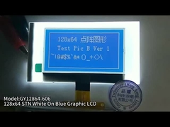 2.15 дюймовый 128x64 графический ЖК-экран STN Белый на синем 34PIN Лепильная FPC