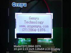 2.15 дюймовый 128x64 LCD дисплей COG Dot Matrix FSTN ST7567 10PIN Type Socket