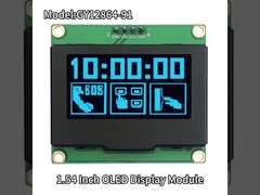 SSD1309 1,54 дюймовый OLED экран Синий больший пластинка PCB 128x64 I2C OLED дисплей