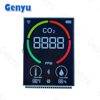 Хорошая цена. 2.5 дюймовый LCD дисплей с 4 цифрами и 7 сегментами 24PIN для детектора углекислого газа онлайн