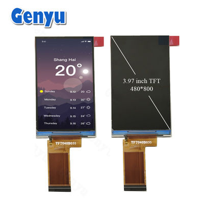 Хорошая цена. 3.97 дюймовый TFT LCD панель свободный угол 480x800 пикселей GC9503 40PIN FPC с RGB интерфейсом онлайн