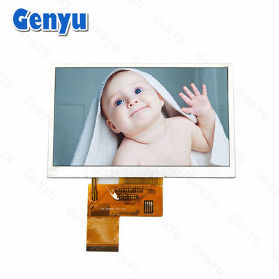 Хорошая цена. 5-дюймовый TFT LCD дисплей TN Трансмиссивный 800x480 Разрешение 40PIN Параллельный RGB 24 Бит онлайн