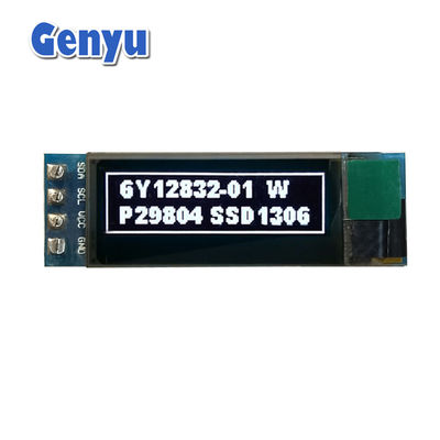 Хорошая цена. Белый 0,91 дюймовый OLED дисплейный модуль 128x32 точки SSD1306 4PIN I2C интерфейс онлайн