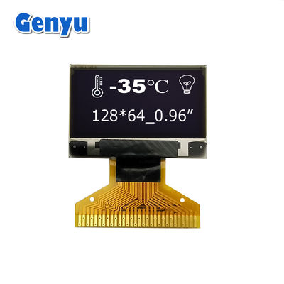 Хорошая цена. Тонкий 0,96 дюймовый OLED-модуль 128x64 разрешение SSD1315 30pin Soldering FPC онлайн