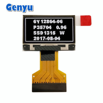 Хорошая цена. Белая графика 0,96 дюйма OLED дисплей 128 * 64 точек 0,5 мм 30pin FPC соединитель онлайн