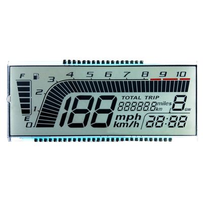 Хорошая цена. HTN Custom E-bike LCD Display Monochrome 46 Pin Transflective 7 Segment LCD Screen with 6 O'clock Viewing Angle онлайн