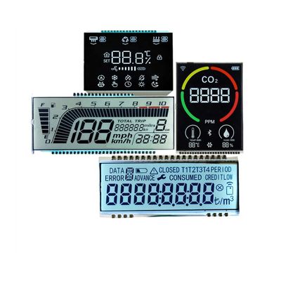 Хорошая цена. PIN Connector Customized Monochrome Lcd Screen Digital Speedometer Meter Lcd TN HTN FSTN Positive Segment Display онлайн