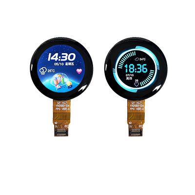 Хорошая цена. 0.71 дюйм 160x160 Круглый TFT LCD дисплей с GC9D01 Driver IC и RGB LED подсветкой онлайн