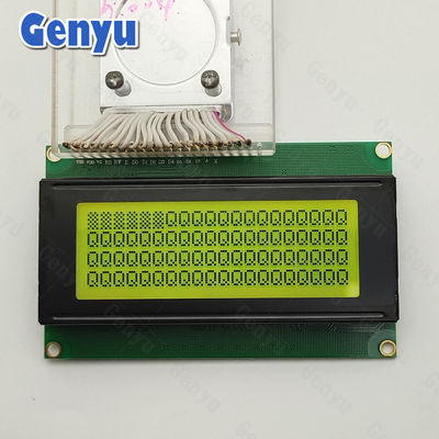 STN Желтый Зеленый Монохромный ЖК-дисплей Модуль экрана 20x4 Знак LCM 16pin