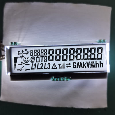 3.3V Custom Segment LCD Display TN Трансфлекторный белый фонарь для электрического счетчика
