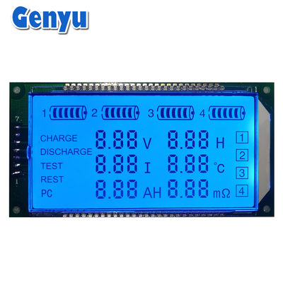 Хорошая цена. Модуль дисплея сегмента LCD HT1621 TN положительный синий фоновый свет для зарядки онлайн