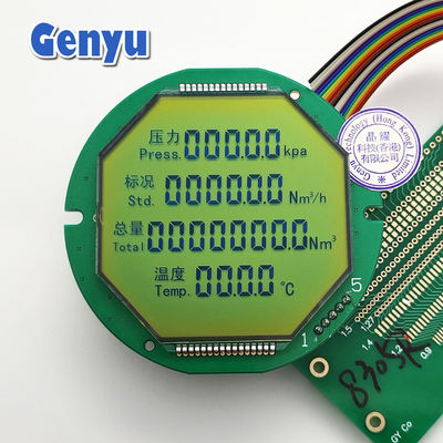 Хорошая цена. 2.36 дюймовый сегмент LCD дисплей Круглый STN LCD дисплей без подсветки онлайн