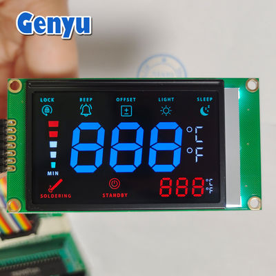 Специальное ЖК-дисплей VA Синие цифры 7-сегментный экран COB+Zebra 4.5V