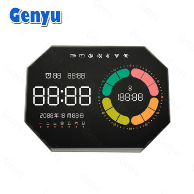 Хорошая цена. Дисплей на заказ VA LCD Дисплей цветового сегмента LCD Дисплей 4Digit Zebra Screen для часов онлайн