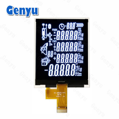 Черный сегмент COG LCD VA Дисплей Белые символы 2,4 дюймовый ЖК-экран Для дальномера
