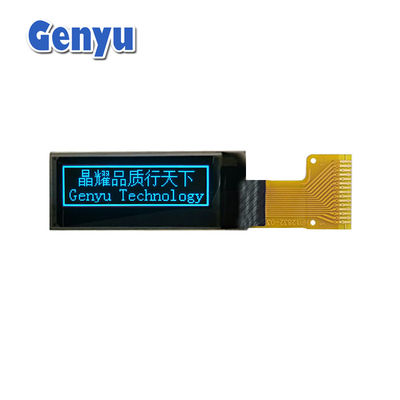Хорошая цена. Синий 0,91 дюймовый OLED дисплей 128x32 пикселя SSD1306 Драйвер 15pin Сплав FPC онлайн