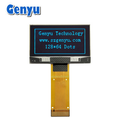 Серийный интерфейс 1,54-дюймовый OLED дисплей Синий цвет 128x64 точки 24PIN