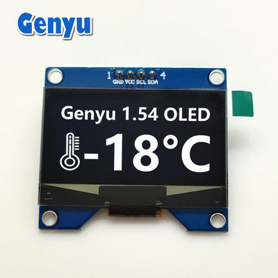 1.54 дюймовый монохромный OLED дисплейный модуль 128x64 точек CH1116 IIC интерфейс