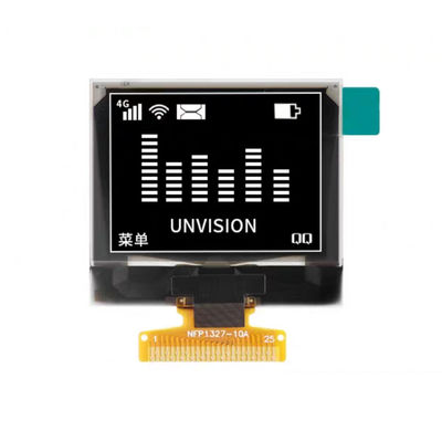 Хорошая цена. 1.32 дюймовый OLED дисплей Белый 128x96 Разрешение 25pin Сплав FPC Несколько интерфейсов онлайн