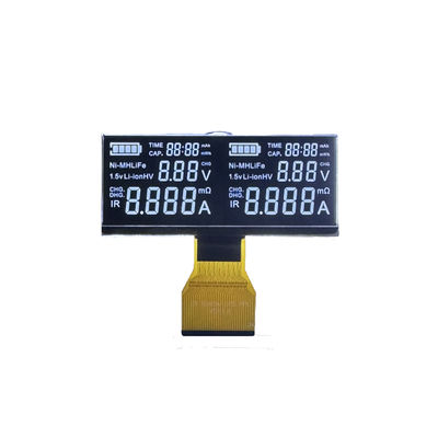 Хорошая цена. VA LCD дисплей Белые сегменты Черный фон 5V FPC Connect онлайн